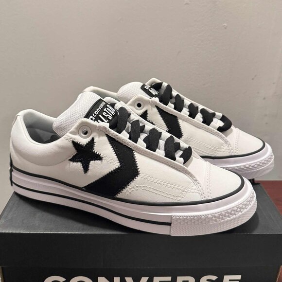 Converse Star Player 76 Puff Casual Shoes Size 8 M/9.5 W (white/black) A14721C - Picture 1 of 7